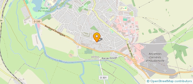 localisation de l'entreprise LA MAISON DU LYCEEN  VERDUN