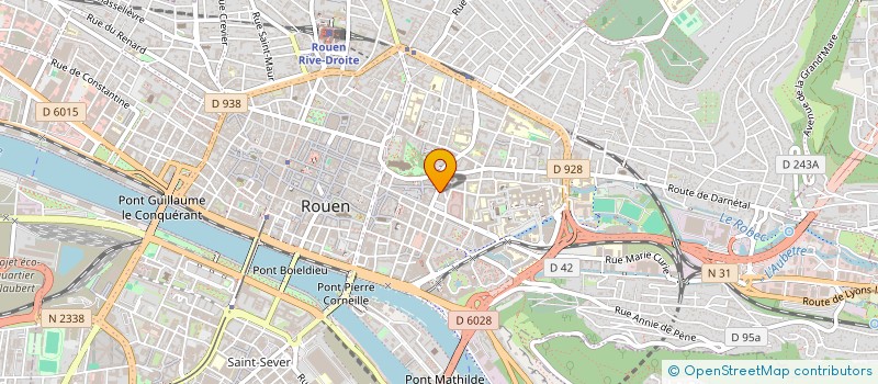 localisation de l'entreprise LA MAISON DU MAROC à ROUEN