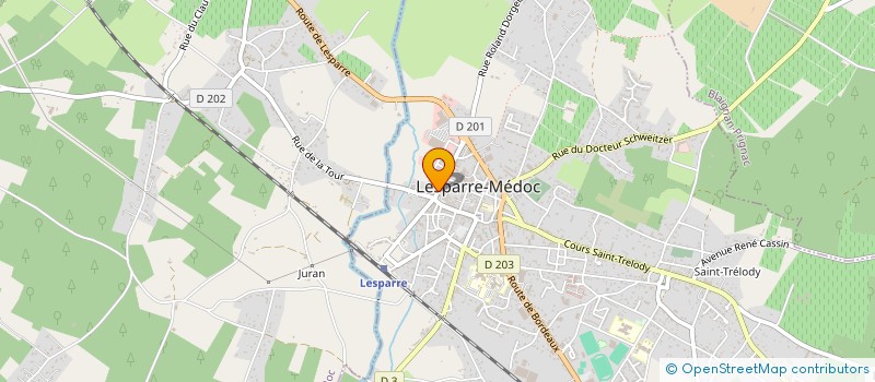 localisation de l'entreprise LA MAISON DU MEDOC  LESPARRE-MEDOC