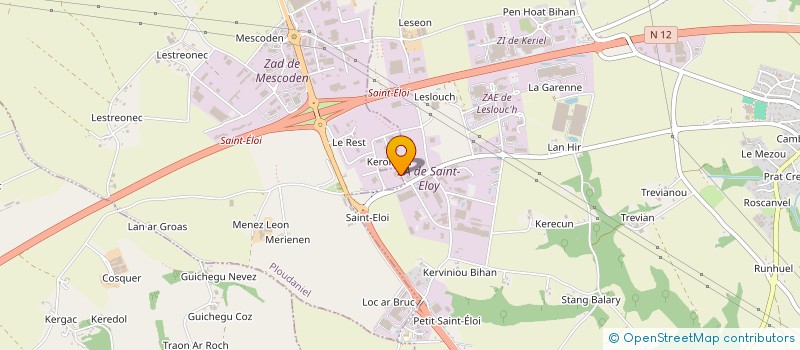 localisation de l'entreprise LA MAISON DU METAL  PLOUDANIEL