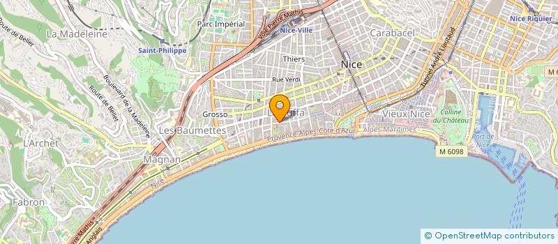 localisation de l'entreprise LA MAISON DU MEUBLE EXCLUSIF à NICE
