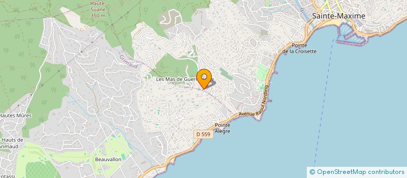 localisation de l'entreprise LA MAISON DU MIDI à SAINTE-MAXIME