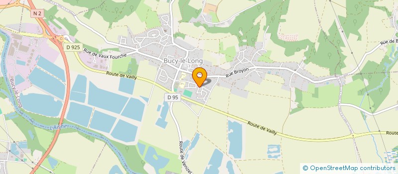 localisation de l'entreprise LA MAISON DU NAAN  BUCY-LE-LONG