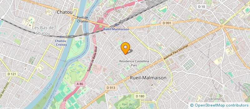 localisation de l'entreprise LA MAISON DU NATUREL à RUEIL-MALMAISON