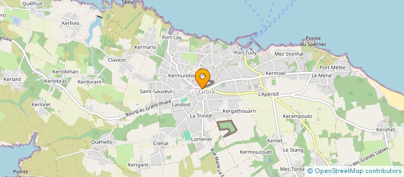 localisation de l'entreprise LA MAISON DU NAVIGATEUR à GROIX