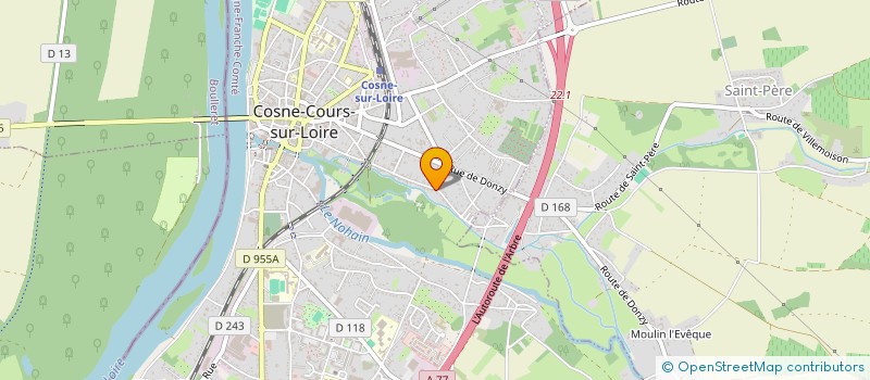 localisation de l'entreprise LA MAISON DU NOHAIN à COSNE-COURS-SUR-LOIRE