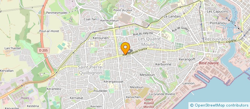 localisation de l'entreprise LA MAISON DU PAIN à BREST