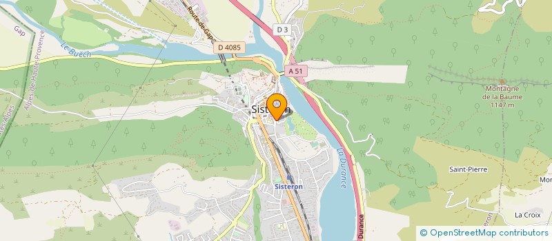 localisation de l'entreprise LA MAISON DU PAIN à SISTERON
