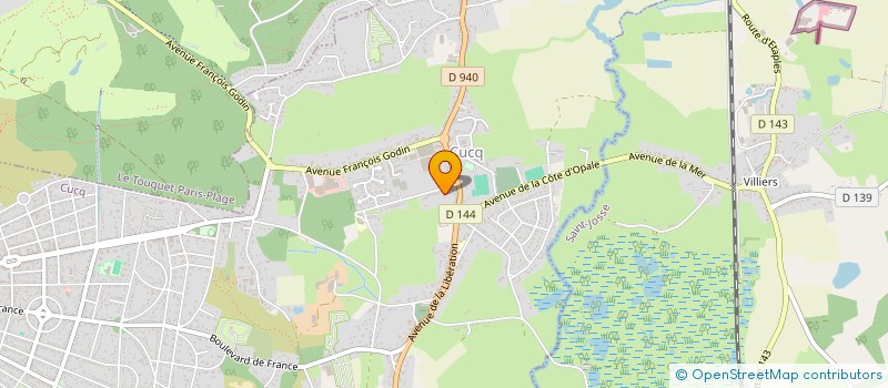 localisation de l'entreprise LA MAISON DU PAIN  CUCQ