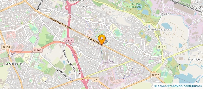 localisation de l'entreprise LA MAISON DU PAIN ET CO  TRELAZE