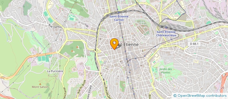 localisation de l'entreprise LA MAISON DU PAON  SAINT-ETIENNE