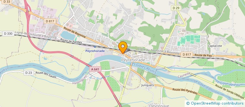 localisation de l'entreprise LA MAISON DU PARC  PEYREHORADE