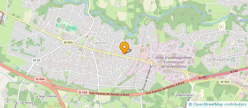 localisation de l'entreprise LA MAISON DU PARC à SAUTRON