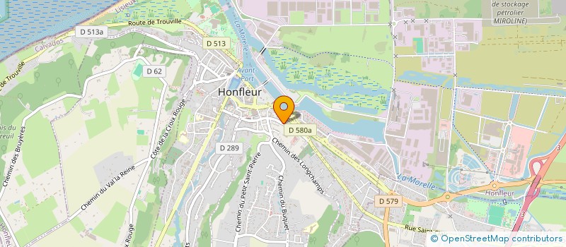 localisation de l'entreprise LA MAISON DU PARC à HONFLEUR