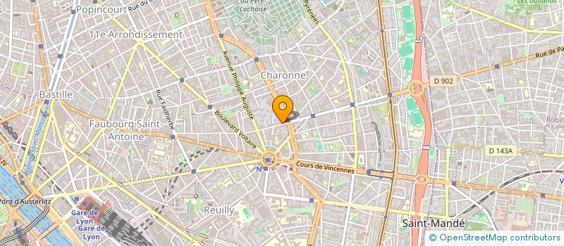 localisation de l'entreprise LA MAISON DU PARQUET  PARIS