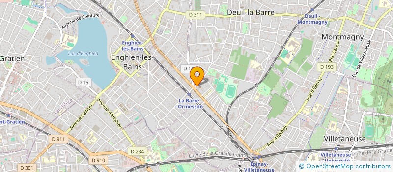 localisation de l'entreprise LA MAISON DU PATISSIER à DEUIL-LA-BARRE