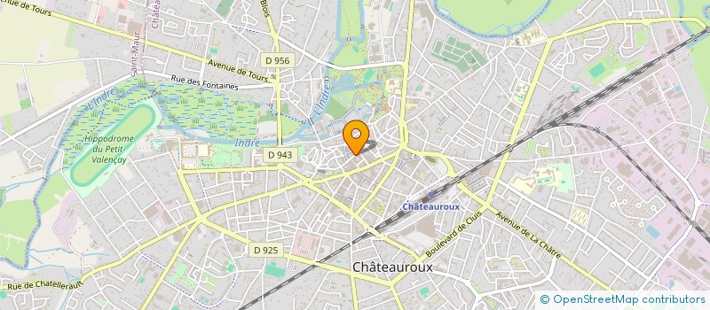 localisation de l'entreprise LA MAISON DU PECHEUR à CHATEAUROUX