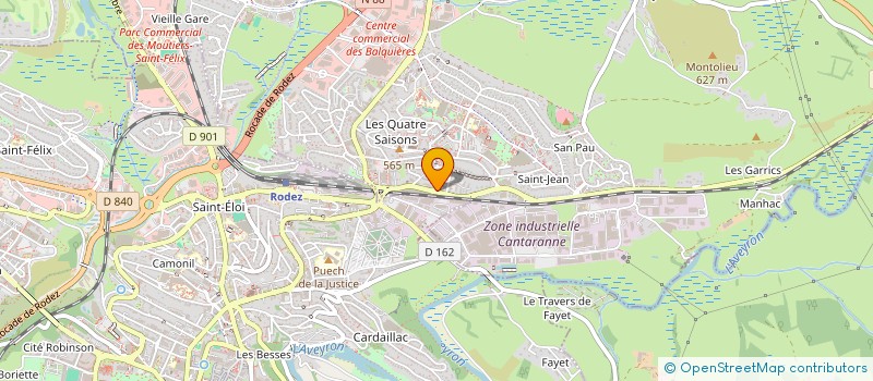 localisation de l'entreprise LA MAISON DU PHOTOVOLTAIQUE à ONET-LE-CHATEAU