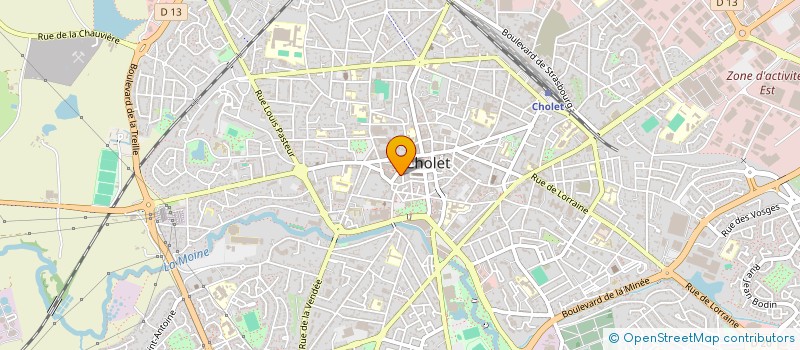 localisation de l'entreprise LA MAISON DU PIANO à CHOLET