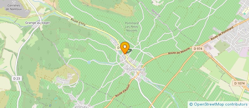 localisation de l'entreprise LA MAISON DU PIVOT à POMMARD