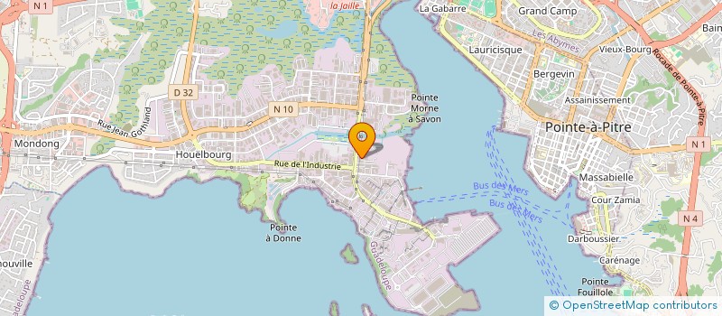 localisation de l'entreprise LA MAISON DU PLASTIQUE à BAIE-MAHAULT