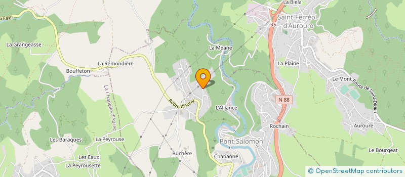 localisation de l'entreprise LA MAISON DU PLOMBIER à SAINT-ETIENNE