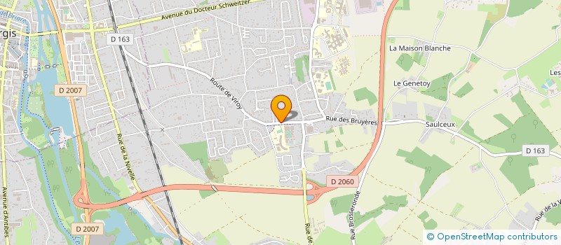 localisation de l'entreprise LA MAISON DU PNEU à AMILLY