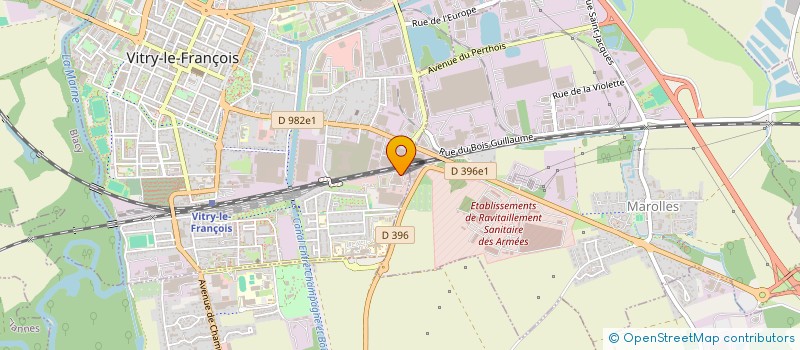 localisation de l'entreprise LA MAISON DU PNEU  VITRY-LE-FRANCOIS