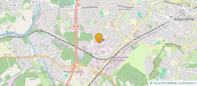 localisation de l'entreprise LA MAISON DU POISSON à ANGOULEME