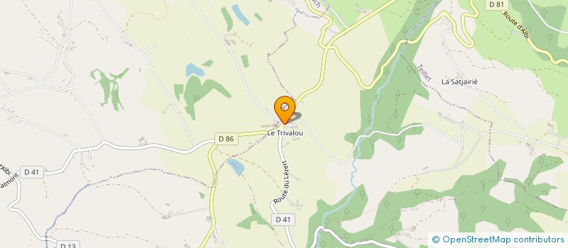 localisation de l'entreprise LA MAISON DU POTIER  TERRE-DE-BANCALIE