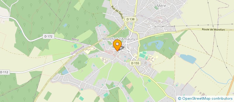 localisation de l'entreprise LA MAISON DU QUERCY  MONTFORT-L'AMAURY