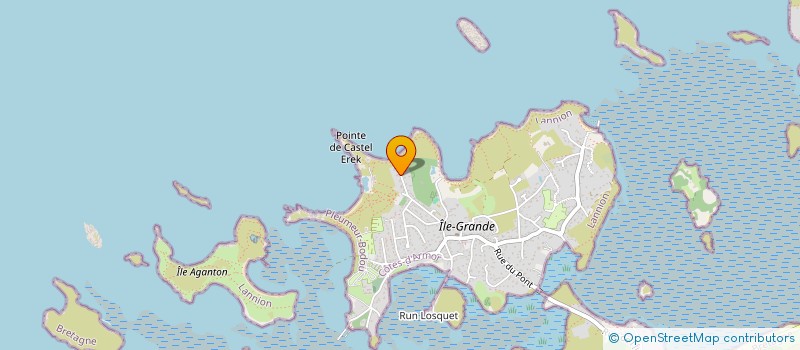 localisation de l'entreprise LA MAISON DU RAYON VERT  PLEUMEUR-BODOU