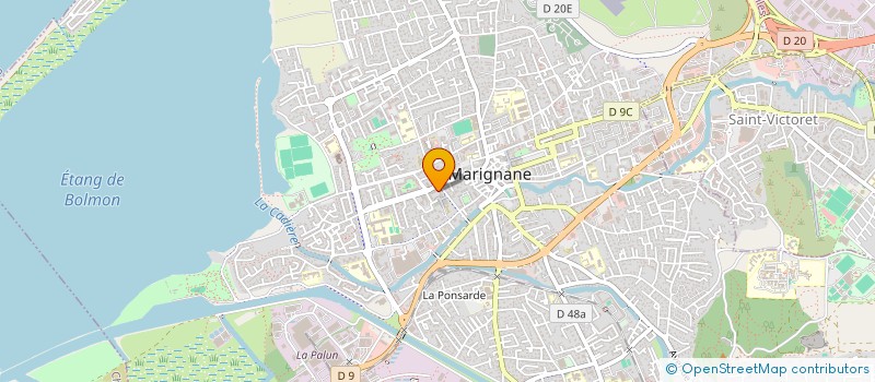 localisation de l'entreprise LA MAISON DU REPASSAGE à MARIGNANE