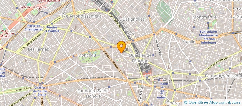 localisation de l'entreprise LA MAISON DU ROCHER  PARIS