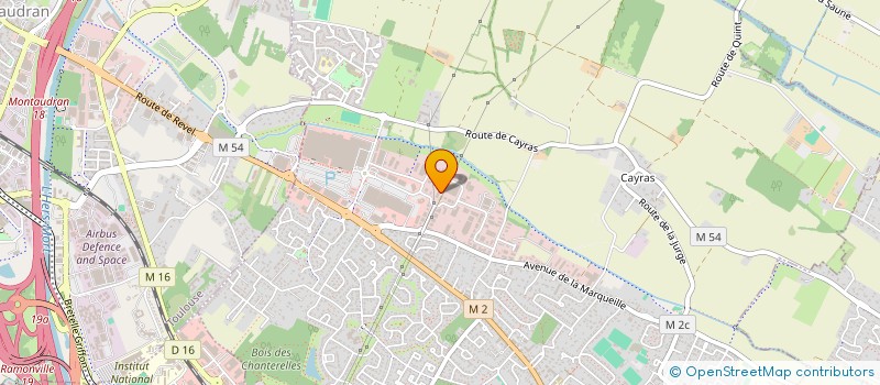 localisation de l'entreprise LA MAISON DU SATELLITE à SAINT-ORENS-DE-GAMEVILLE