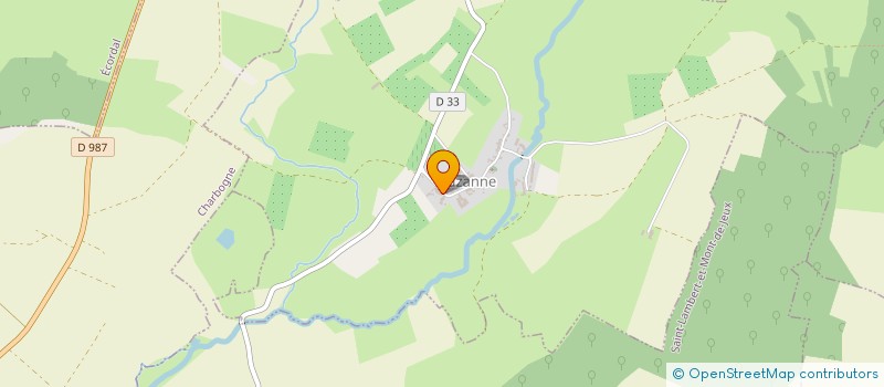 localisation de l'entreprise LA MAISON DU SAULE à SUZANNE