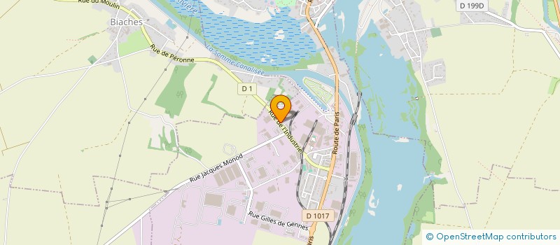 localisation de l'entreprise LA MAISON DU SAUNA  PERONNE