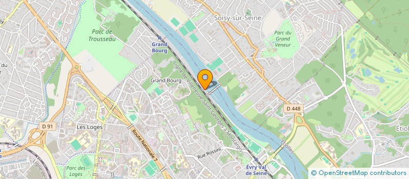localisation de l'entreprise LA MAISON DU SERVICE à EVRY-COURCOURONNES