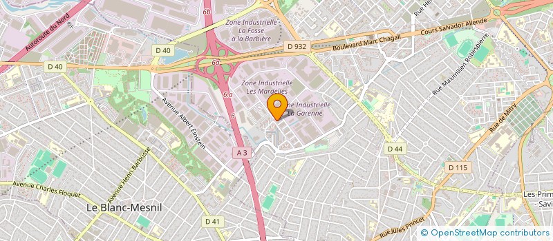 localisation de l'entreprise LA MAISON DU SHOPPING à AULNAY-SOUS-BOIS