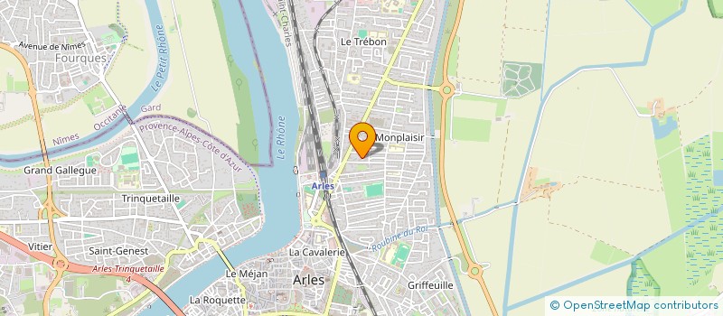 localisation de l'entreprise LA MAISON DU SOIN ET DE L INFORMATION SANTE à ARLES