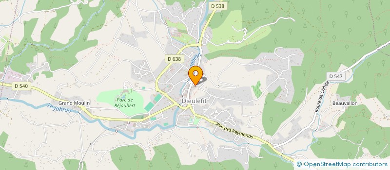 localisation de l'entreprise LA MAISON DU SONNEUR DE CLOCHES à DIEULEFIT