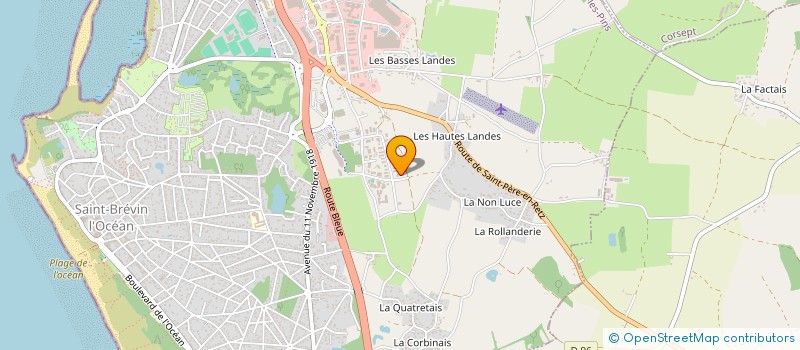 localisation de l'entreprise LA MAISON DU SPA à SAINT-BREVIN-LES-PINS