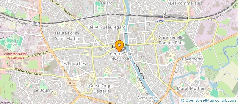localisation de l'entreprise LA MAISON DU SPORT à LAVAL