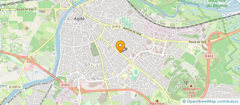 localisation de l'entreprise LA MAISON DU SUD à AGDE
