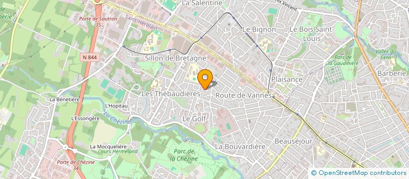 localisation de l'entreprise LA MAISON DU TARAUD à SAINT-HERBLAIN