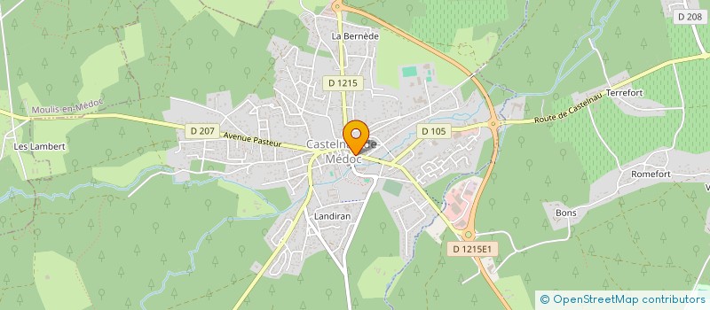 localisation de l'entreprise LA MAISON DU TATOUEUR  CASTELNAU-DE-MEDOC