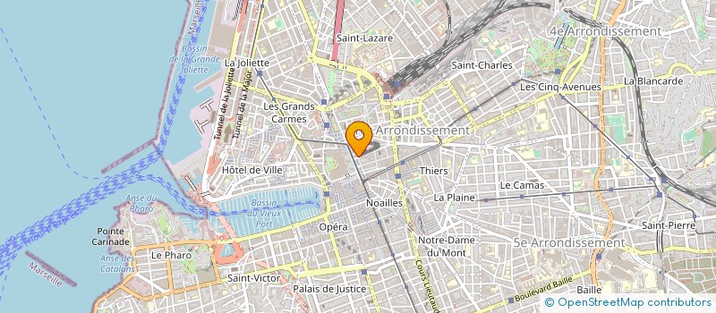 localisation de l'entreprise LA MAISON DU TELEPHONE à MARSEILLE