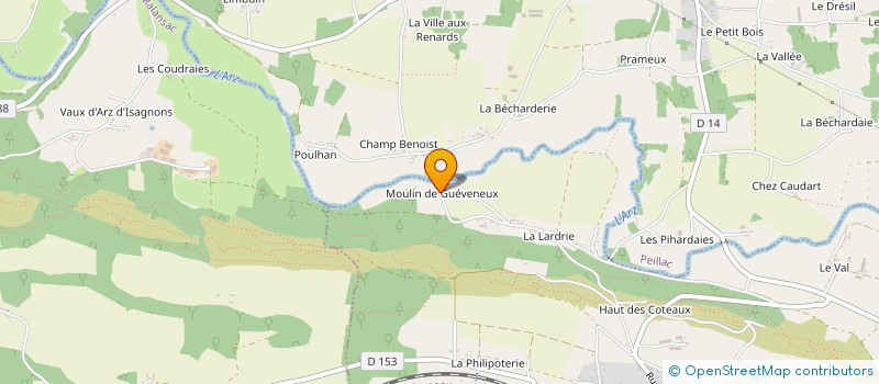 localisation de l'entreprise LA MAISON DU TISSAGE A BRAS  SAINT-JACUT-LES-PINS