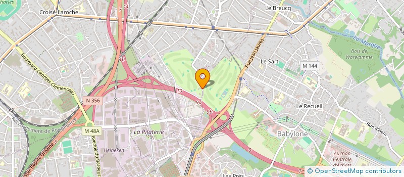 localisation de l'entreprise LA MAISON DU TRANSPORT  WASQUEHAL