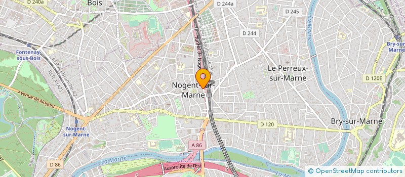 localisation de l'entreprise LA MAISON DU TREIZIEME à NOGENT-SUR-MARNE